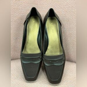 New Kate ann conway ladies brown loafers slip on shoes 8M